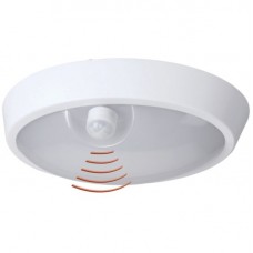 Φωτιστικό Απλίκα LED 15W 230V 1500lm 4000K Λευκή IP54 με Ανιχνευτή Κίνησης 21-240157108